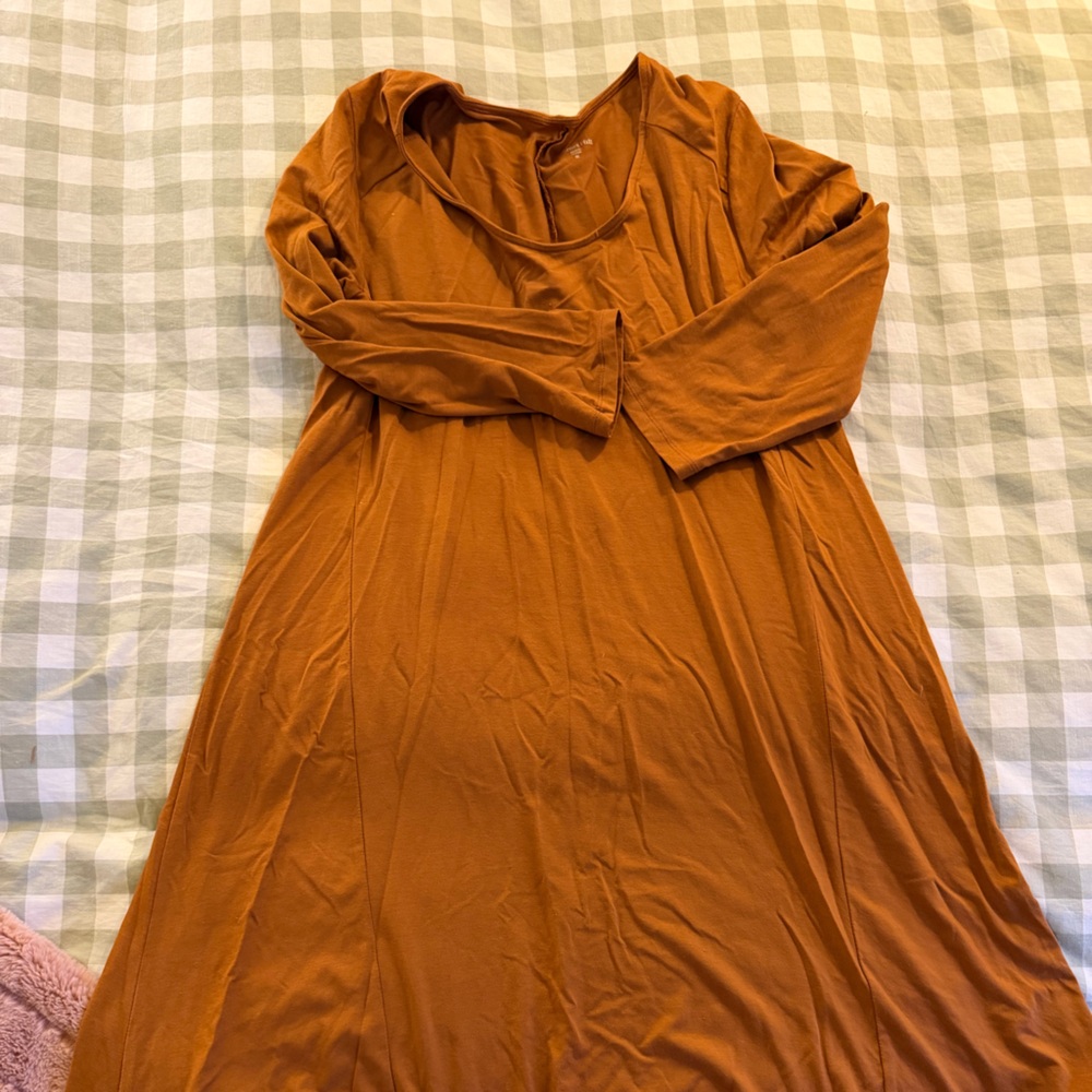 Garnet Hill Long-Sleeve Dress